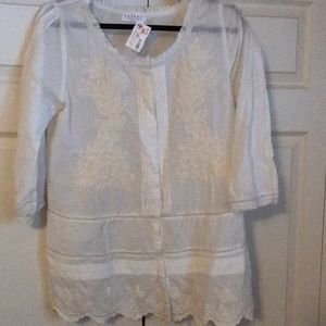 Velvet brand 3/4 sleeve shirt